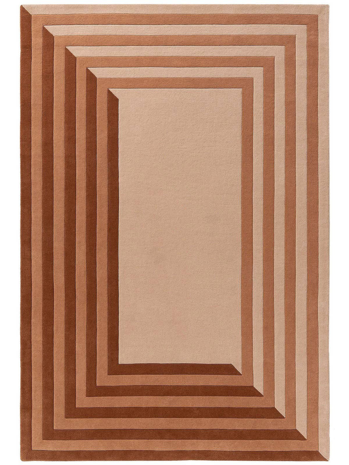 Contemporary Hand Tufted Wool Rug Set Bold Stripe Design Modern Geometric Style Washable for Home Bedroom Outdoor Hotel & Picnic